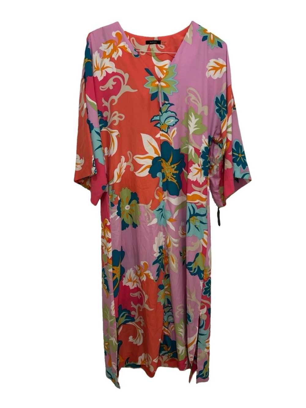 Natori Ascendant Lotus Caftan NEW XS